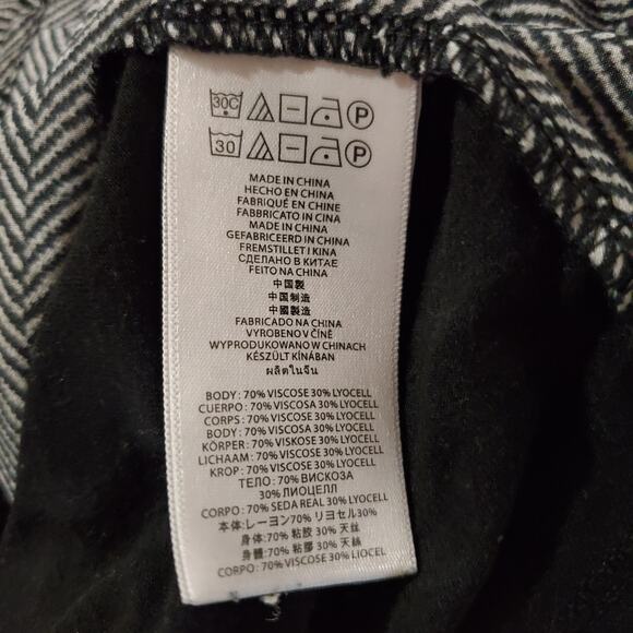 Michael Michael Kors Herringbone Blouse Top Womens Plus Size 2X Flowy Career - Picture 8 of 11